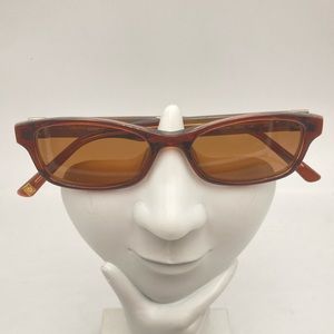 Anne Klein Brown Oval Sunglasses Frames AK5050